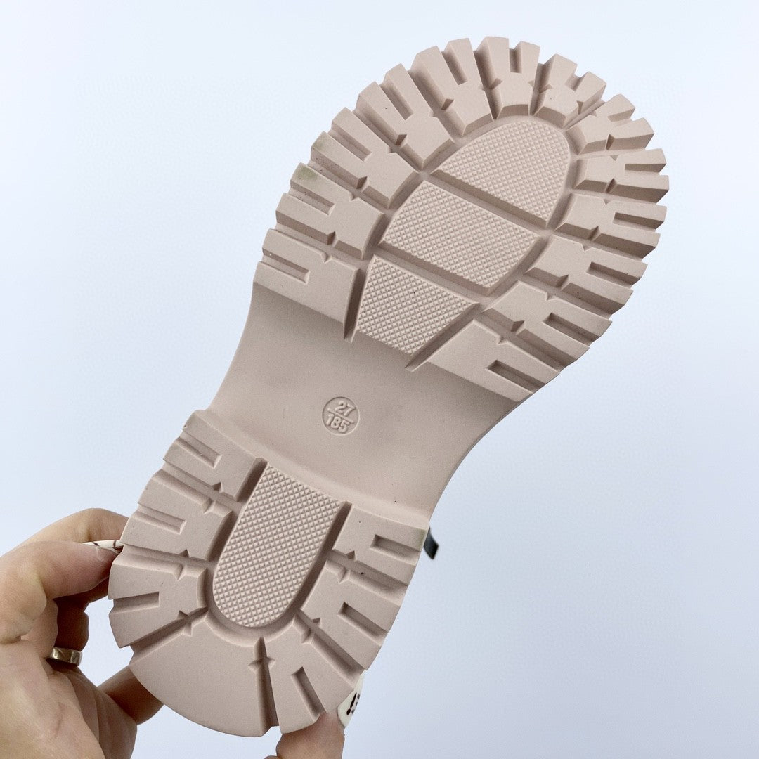 Timberland children's martin boots"light pink"