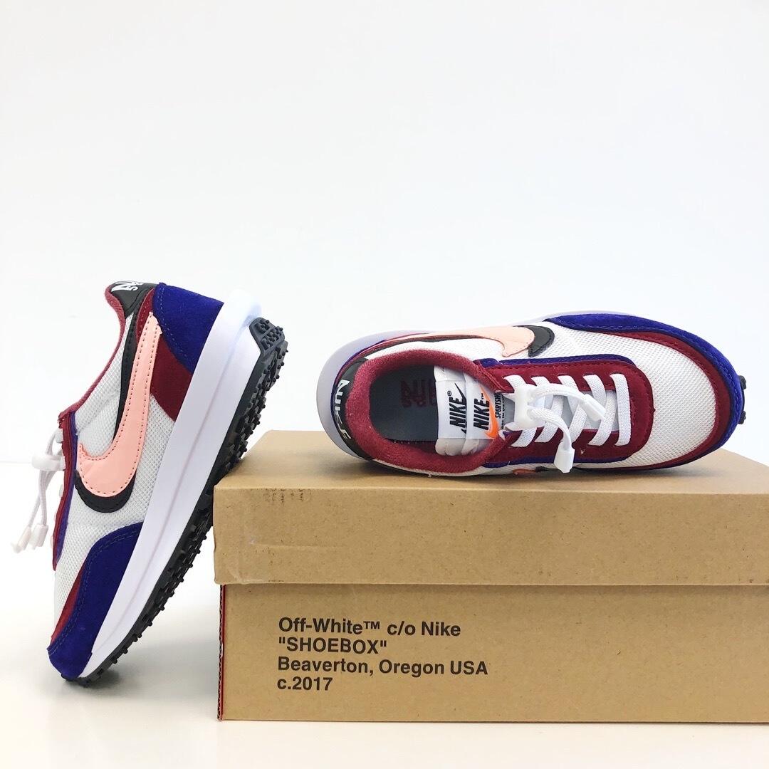 Nike Waffle Casual Jogging Shoes Deconstructed Double Hook