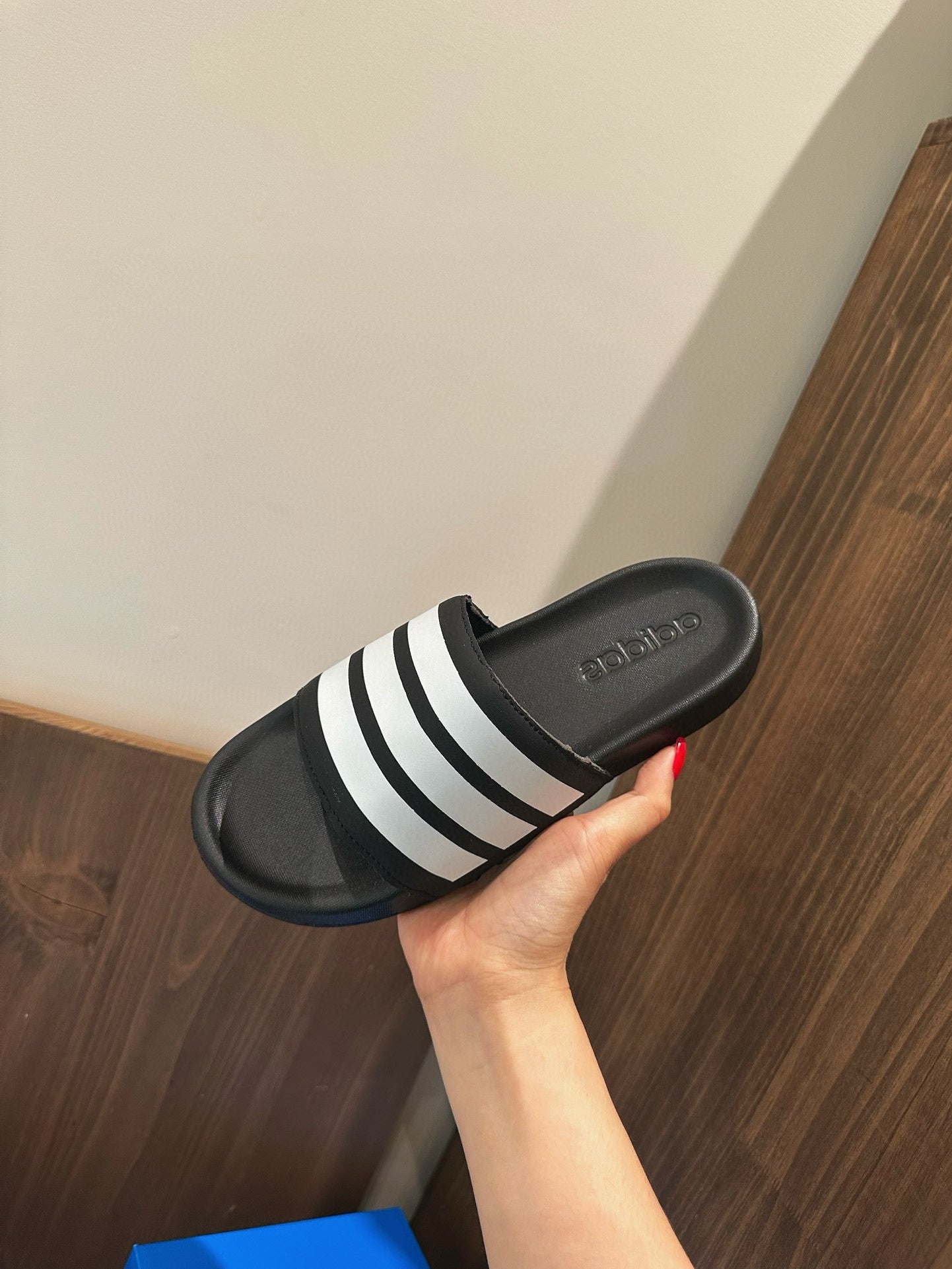 Adidas parent-child sandals" black"