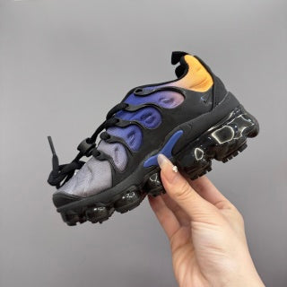 Nike AIR MAX plus full-length air cushion children's sports shoes "light grey/blue""
