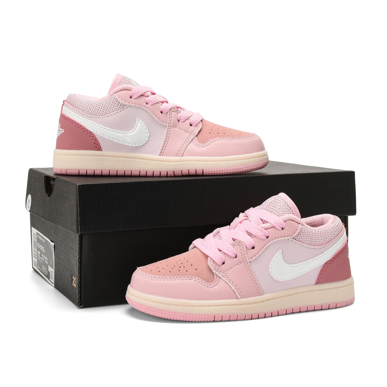 Qiaoyi low-top shoelaces" pink"