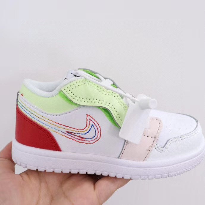 Jordan low top elastic band" white"