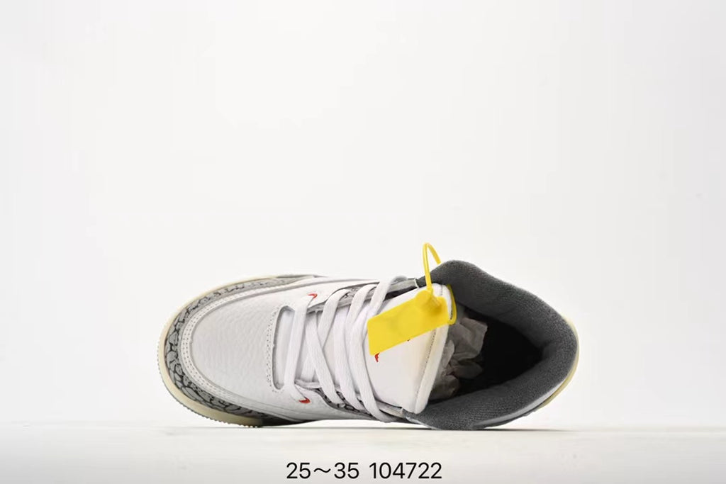 Joe 3" white, cream"