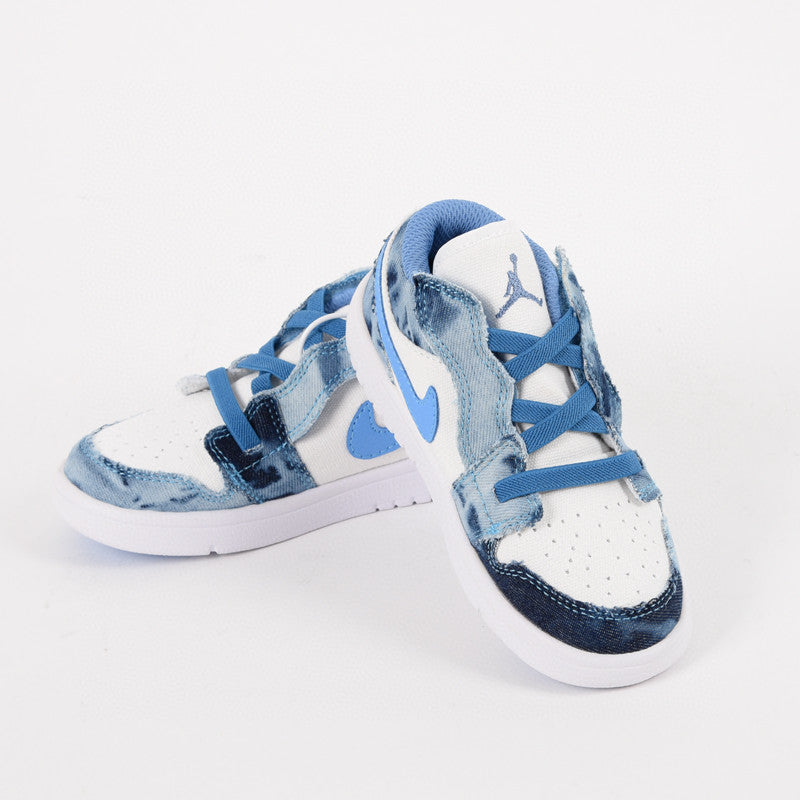 Jordan low top elastic band" white, blue'