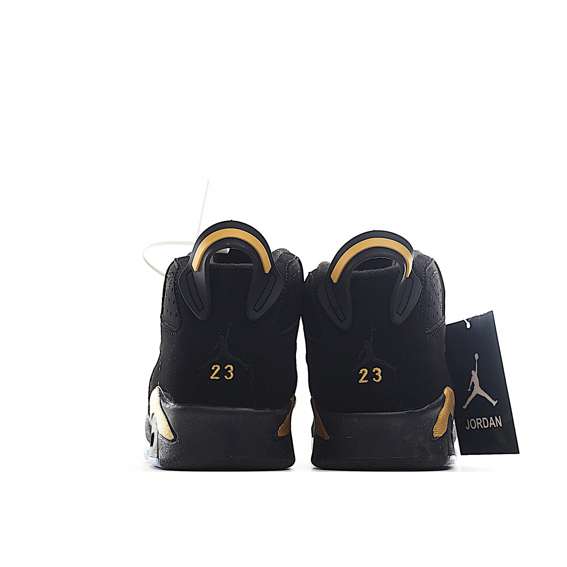 Joe 6 Air Cushion Basketball Shoes for Kids" black, gold"