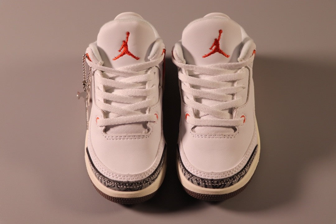 Jordan AJ3 children's shoes" white, red"