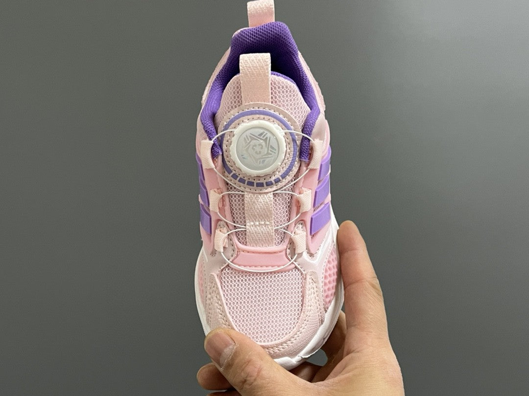 Trefoil rotating button children's shoes " pink, purple"