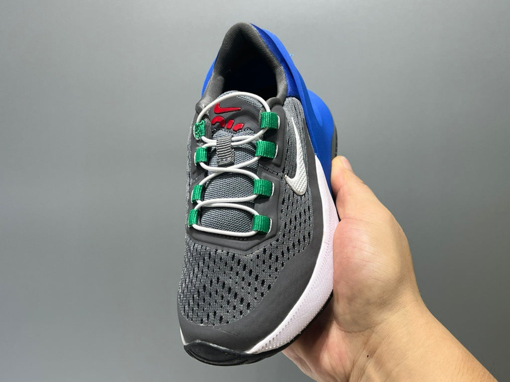 Nike 270 third generation elastic band air cushion children's shoes" gray, blue"