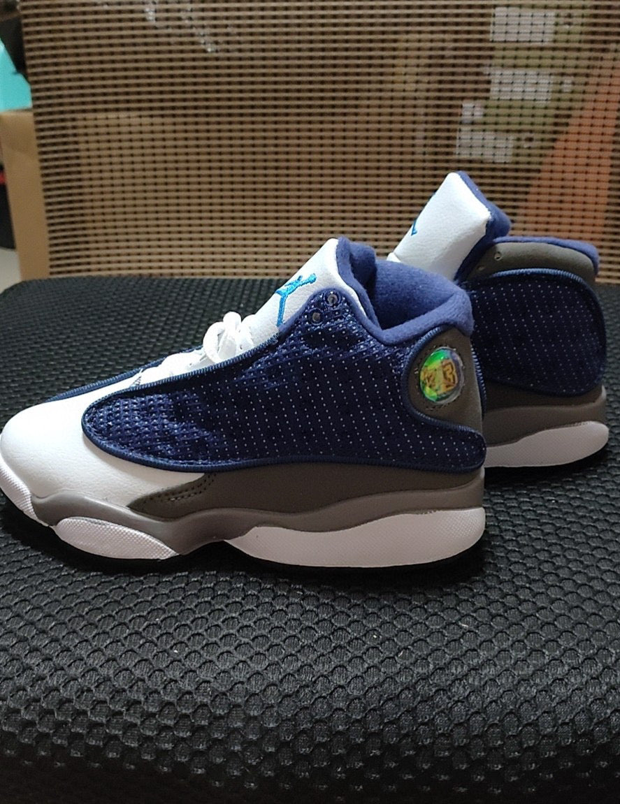 Joe 13 high top children's shoes" white, blue"