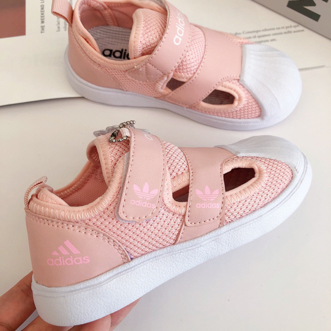 Adidas Baotou shell toe Bingdundun" light pink"