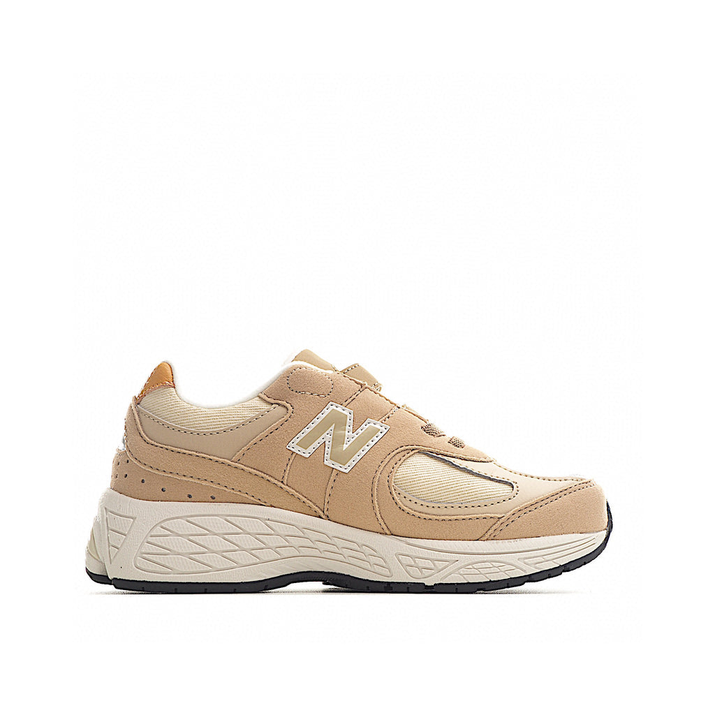 NB327 Rotating Buckle Waffle Gump Children's Shoes"beige"