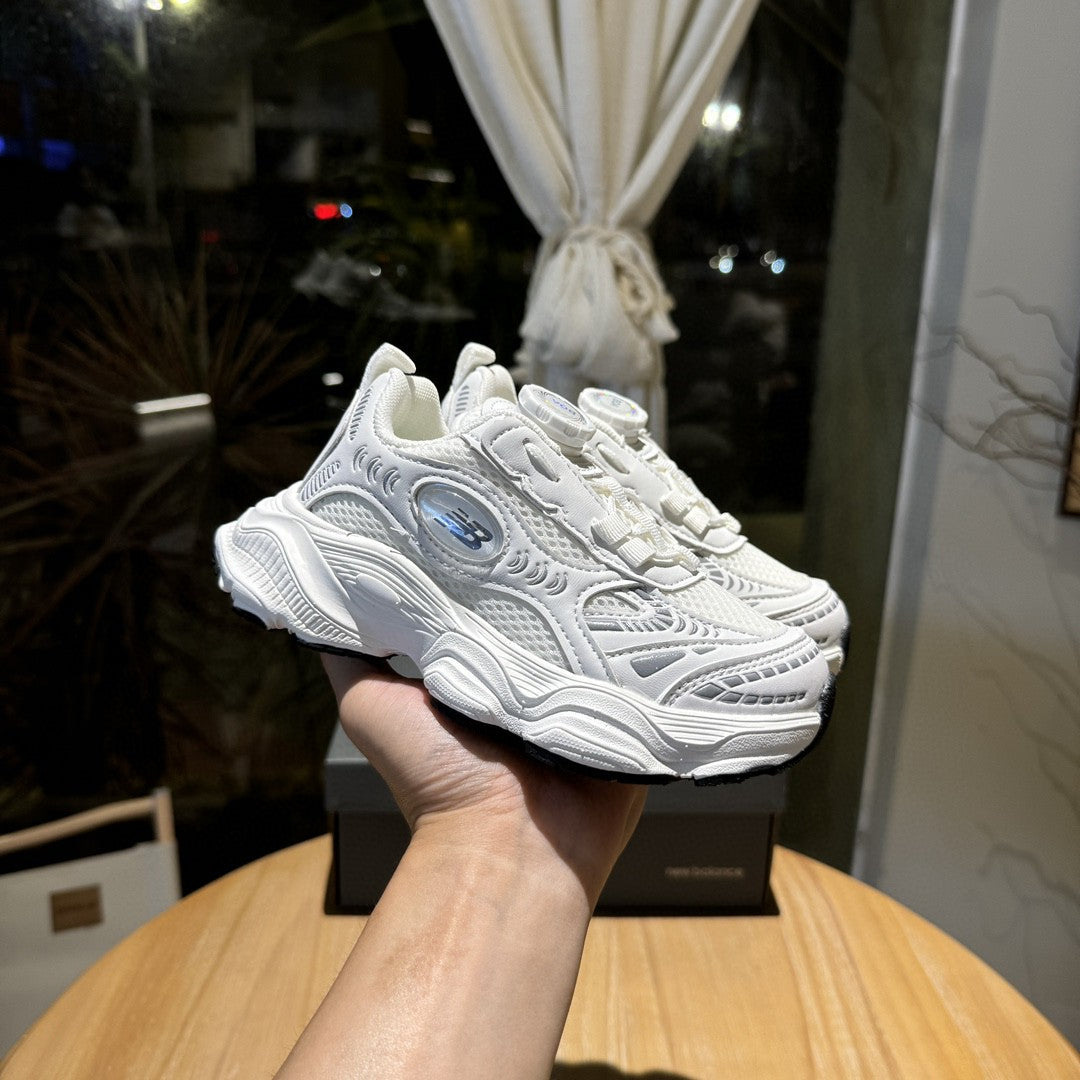 NB New Balance Retro Daddy Style Casual Sports Running Shoes" white"