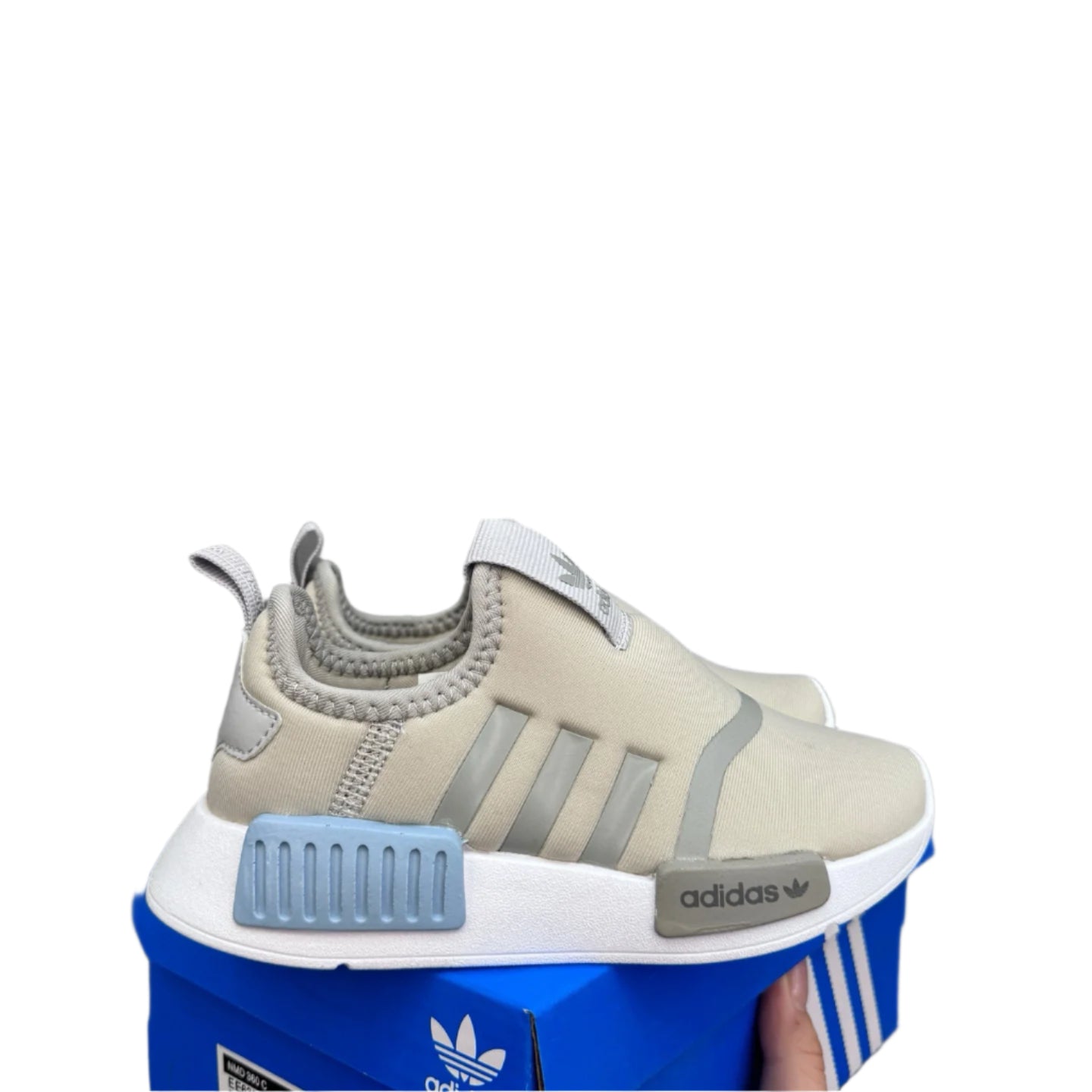 NMD slip-on shoes for kids" grimy"