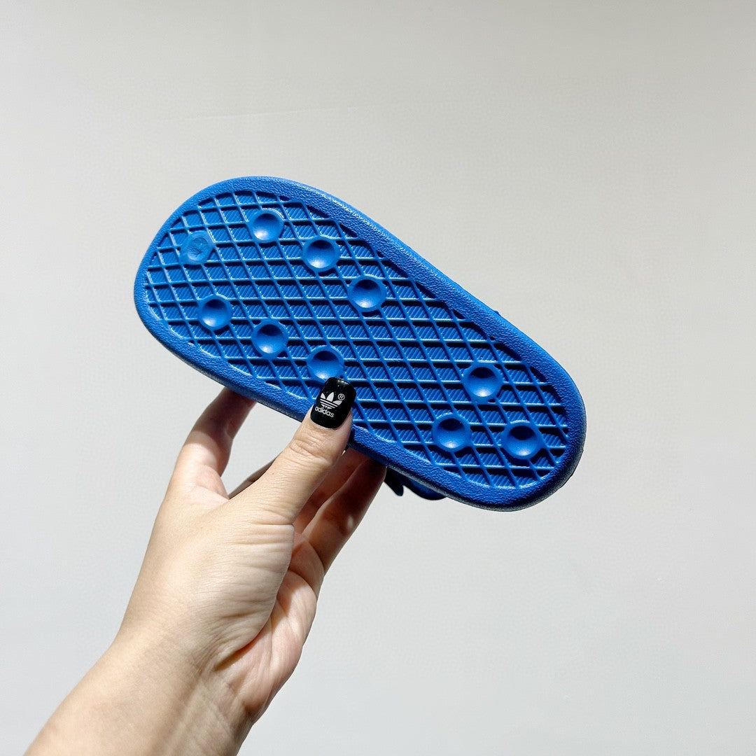 Adidas clover soft thick sole" blue"