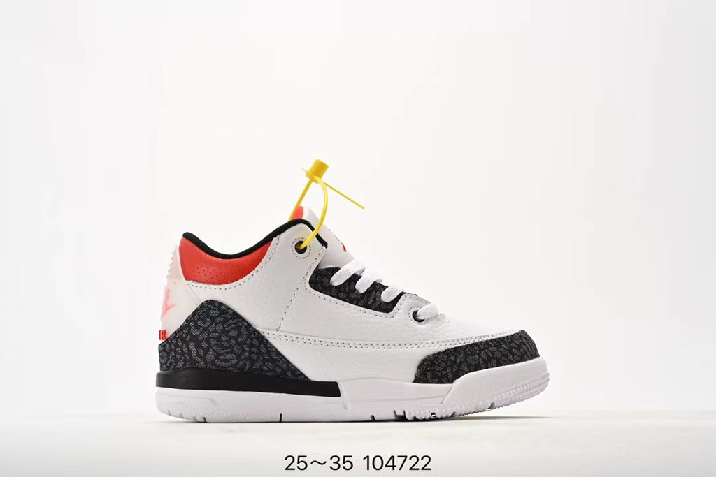 Joe 3" white, black"