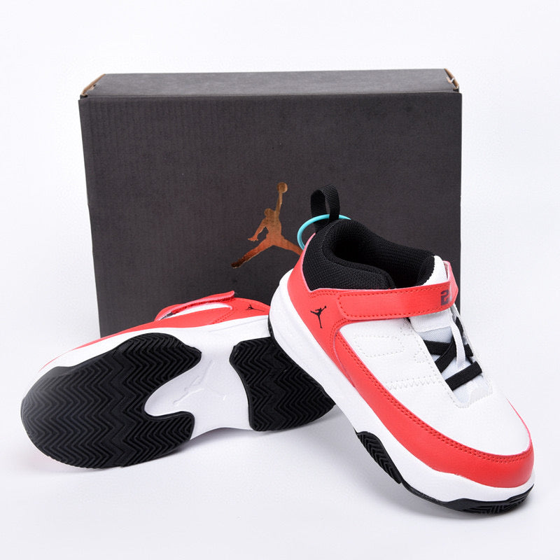 Jordan 3 blue sneakers 607" white, red"