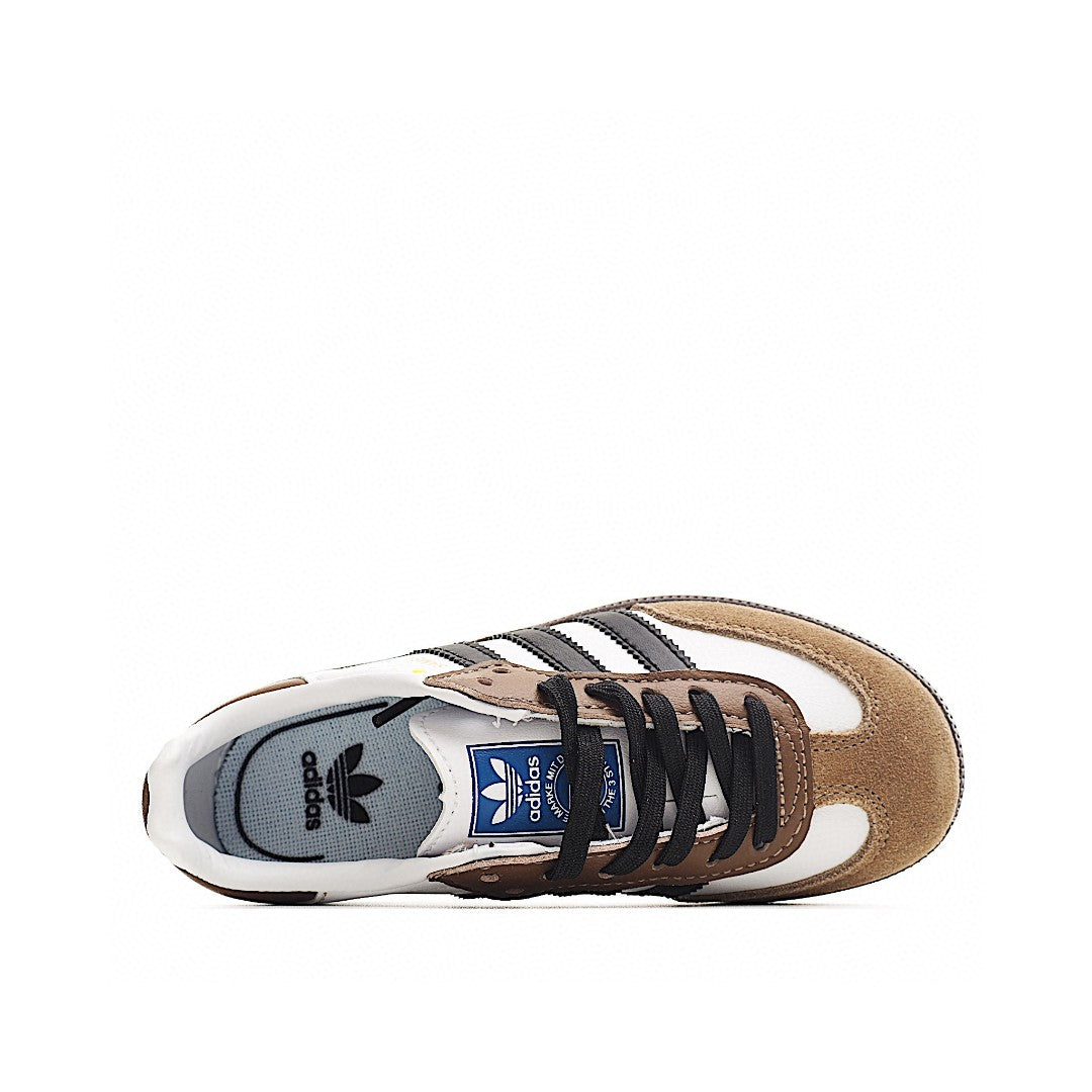 Adidas  Samba children's shoes "white & brown "