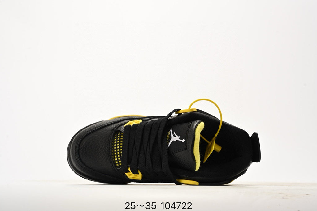 Joe 4 air cushion high quality children's shoes " black, yellow"