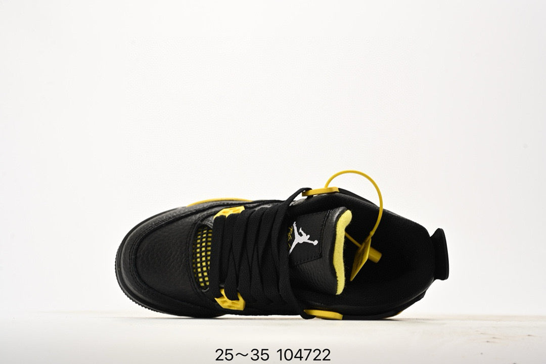 Joe 4 air cushion high quality children's shoes " black, yellow"