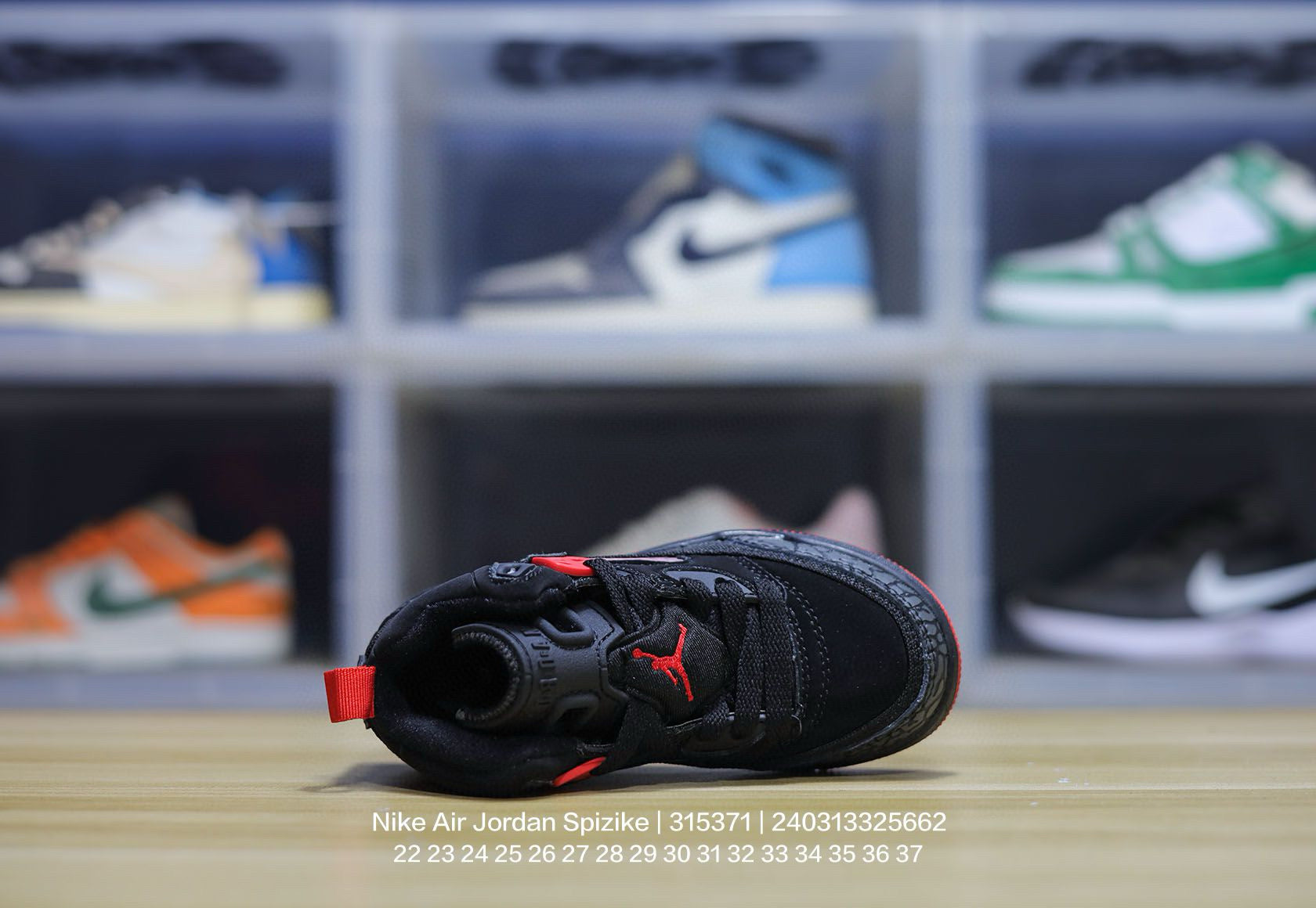 Jordan 3.5 3D Embossed Children's Shoes "black, red"
