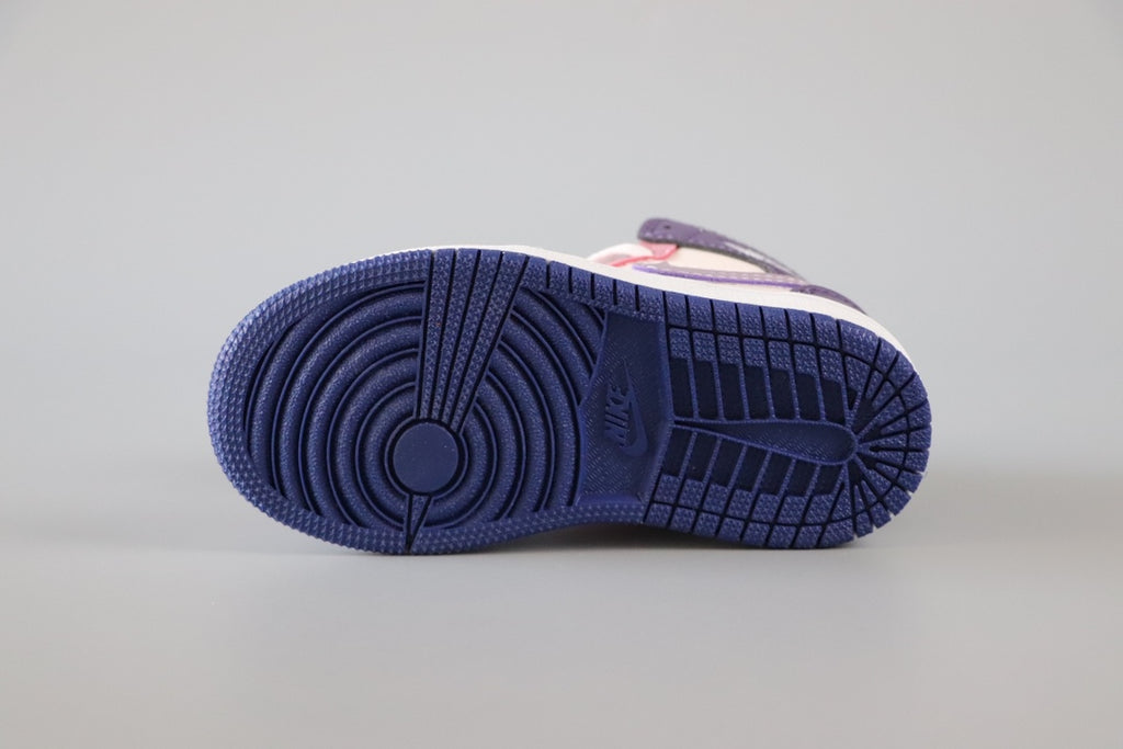 AJ-89 " light and darker purple, cream"