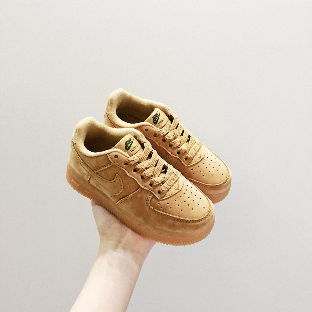Air Force low-top lace-up sneakers" brown"