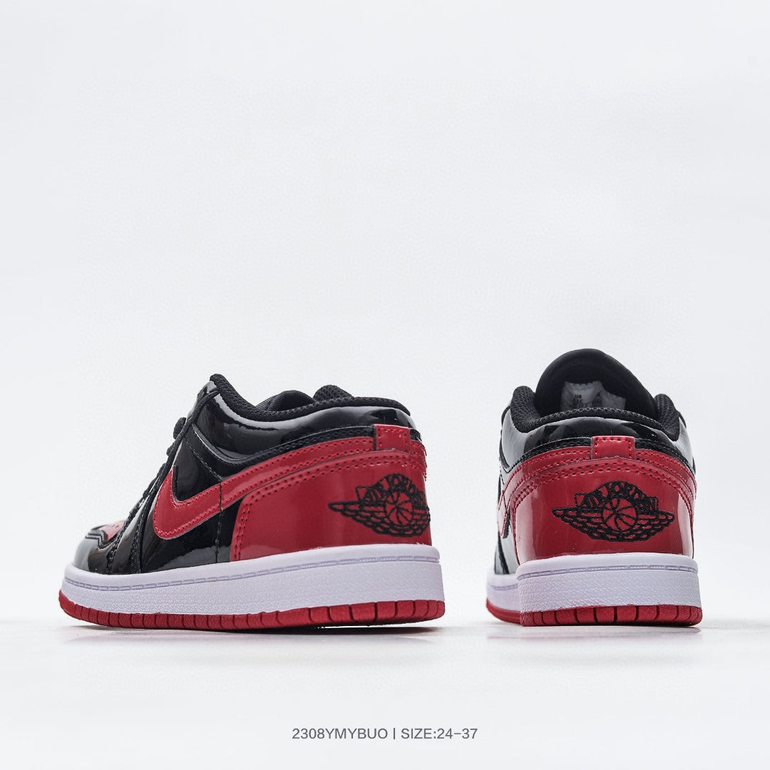 Joe 1 low-top children's shoes" black, red"