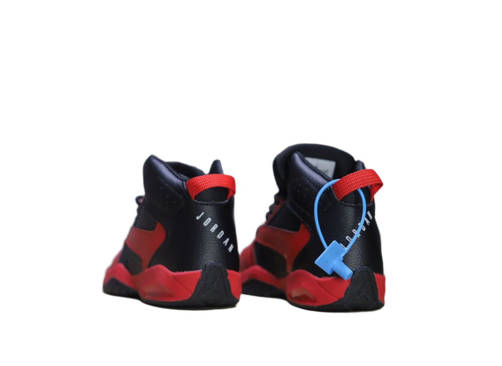 AJ6 children's shoes simple version" black, red"