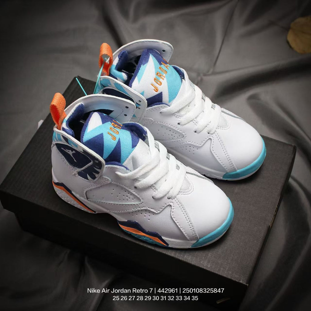 Joe 7 children's shoes" white, blue"