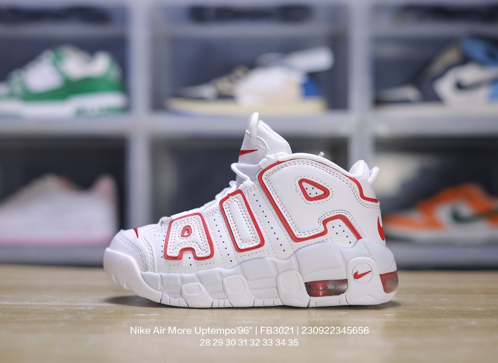 Nike Pippen Air Cushion" white, red"