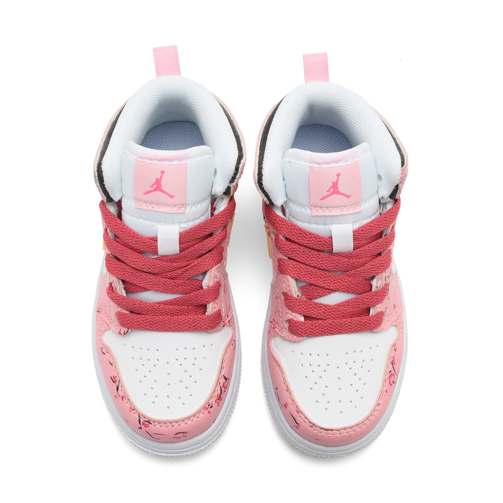 AJ-127" white, pink"