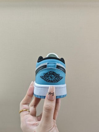 Qiao Yizhuan G version low-top children's lace-up sports shoes" blue"