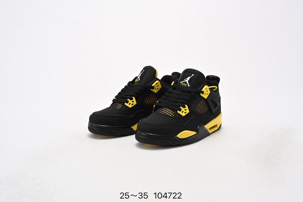 Joe 4 air cushion high quality children's shoes " black, yellow"