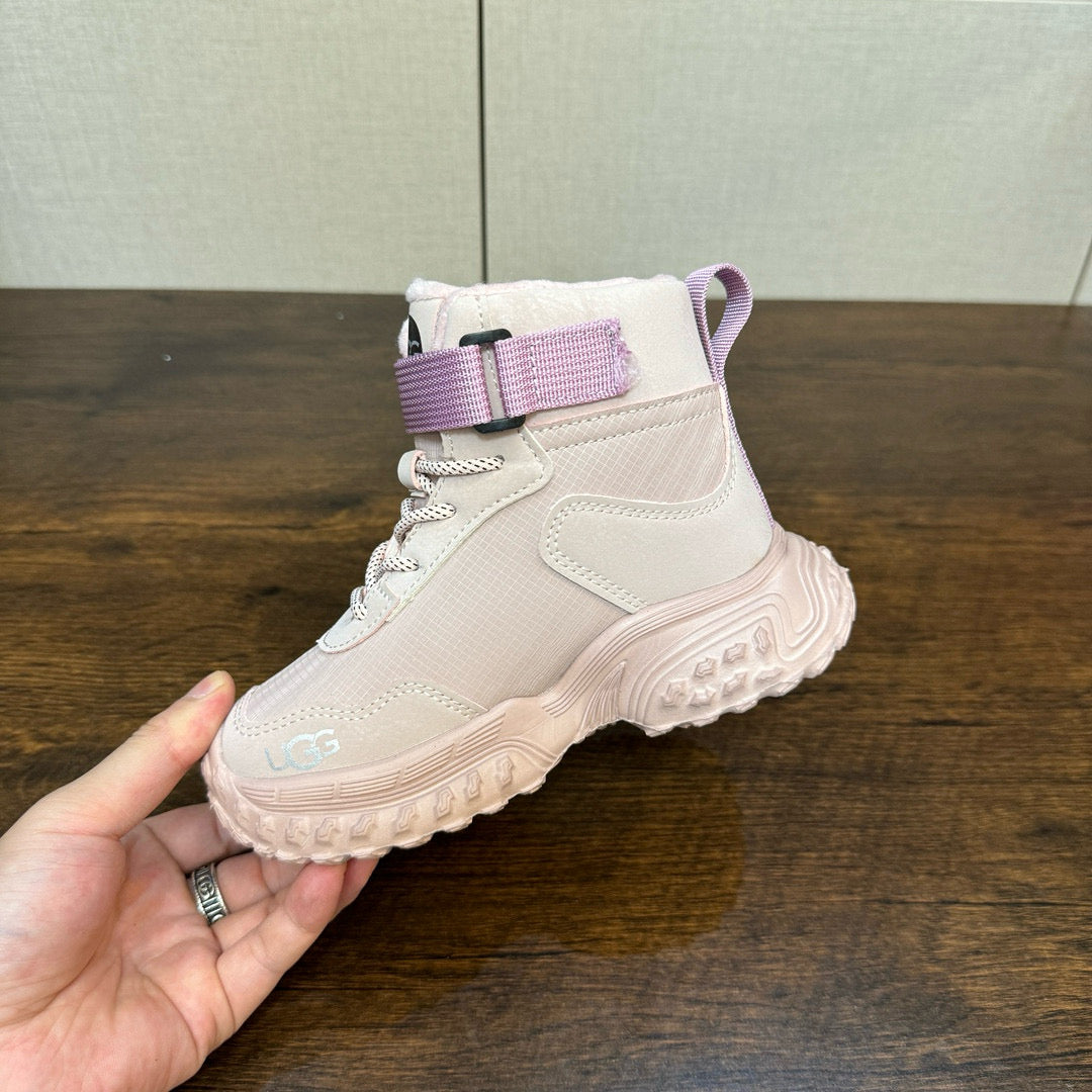 U-GG children's fleece boots" pink, purple"
