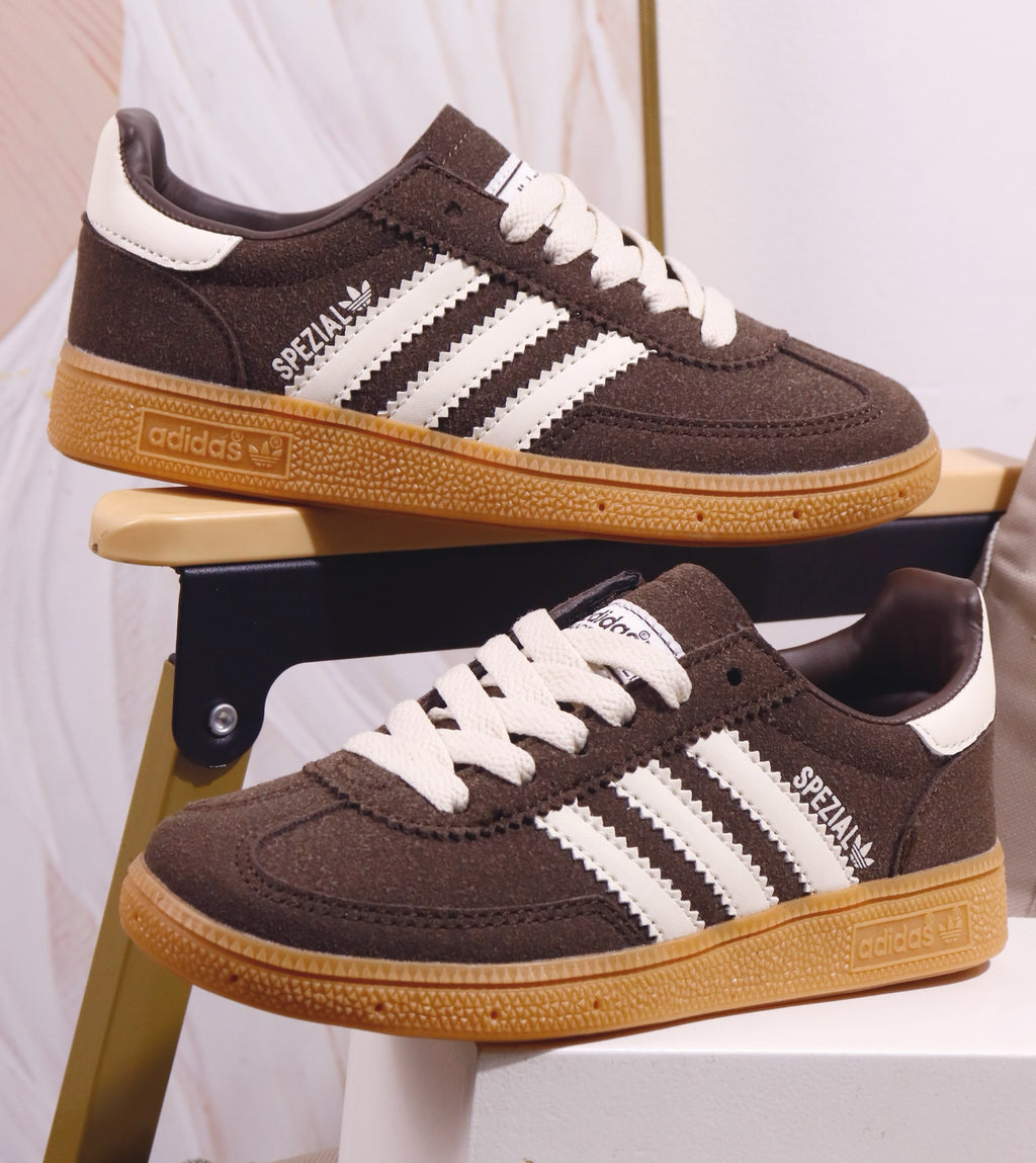 Adidas Dexter II casual children's sneakers" brown"