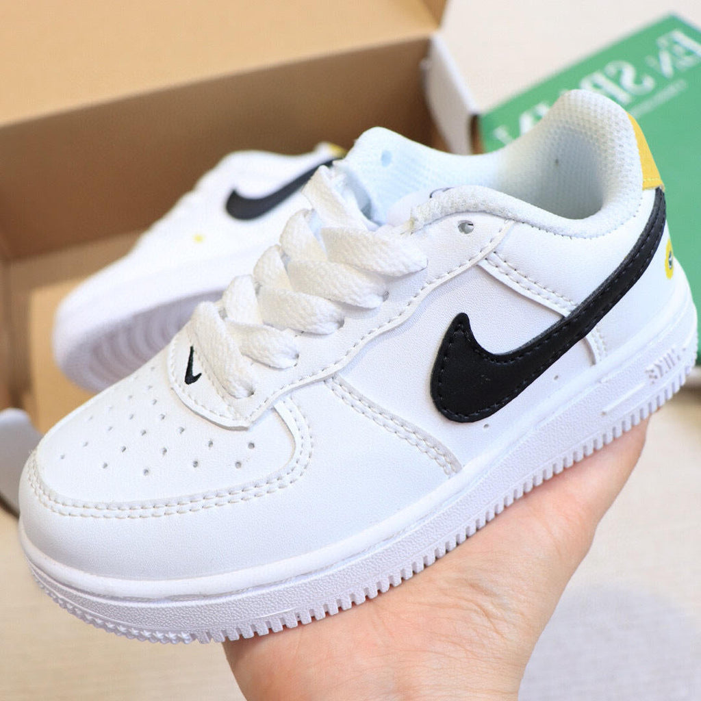 Air Force low-top lace-up sneakers" white"
