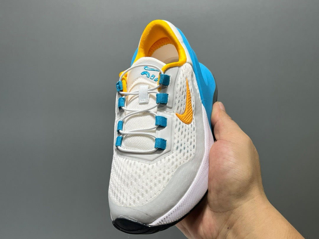 Nike 270 third generation elastic band air cushion children's shoes" white, blue"