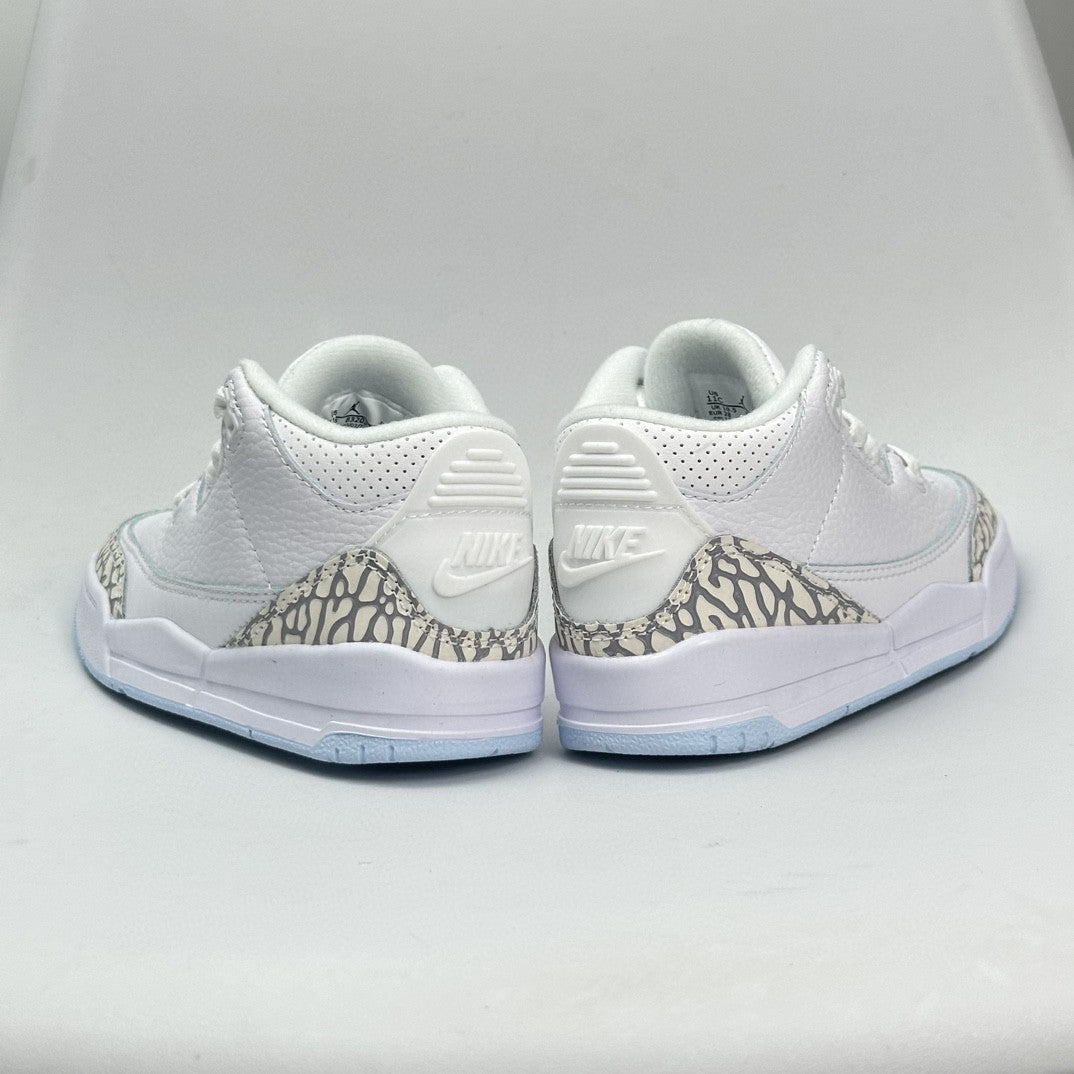 Jordan 3 children's shoes" white"
