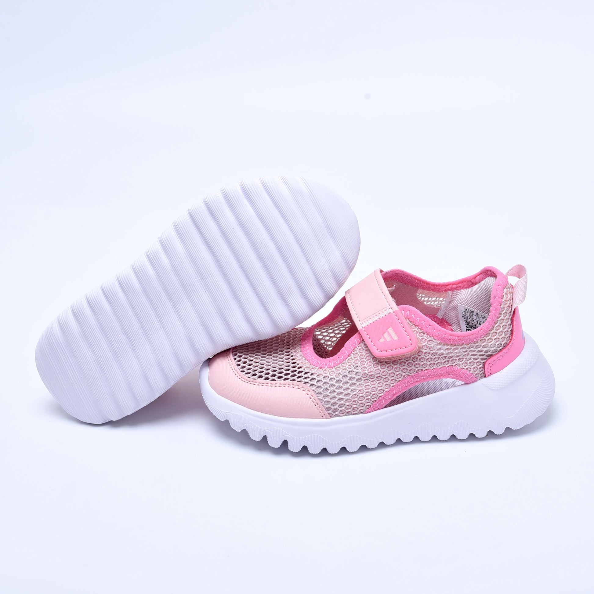 Adidas mesh single buckle sandals "Pink"
