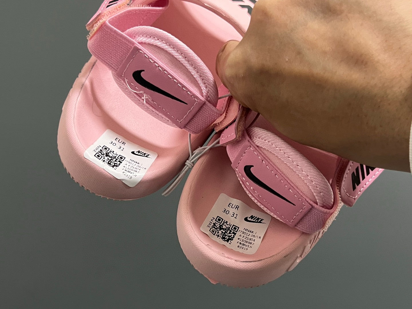 NK new two-way children's sandals" pink"
