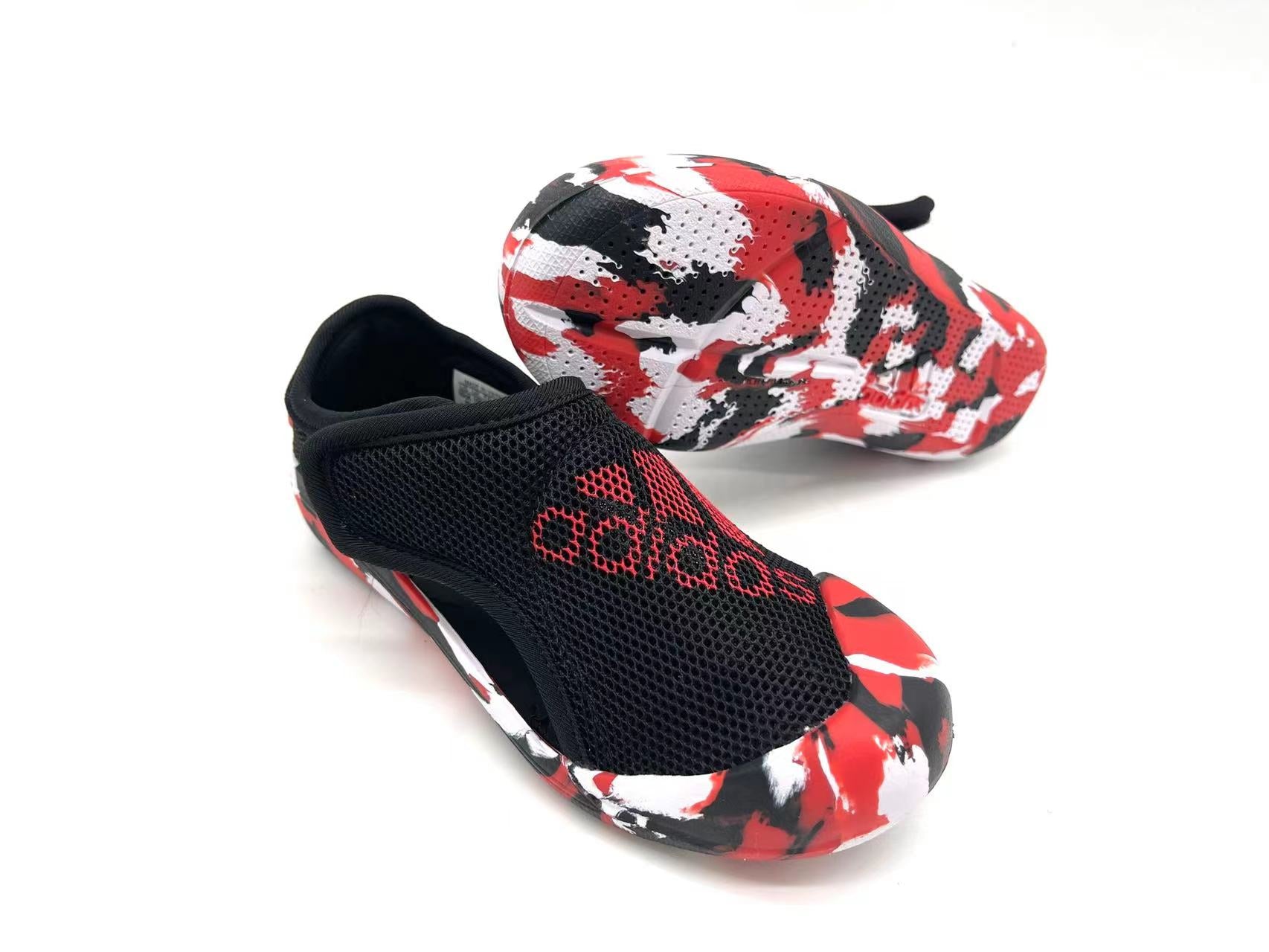 Adidas 2024 Baotou three-generation sandals "black, orange"
