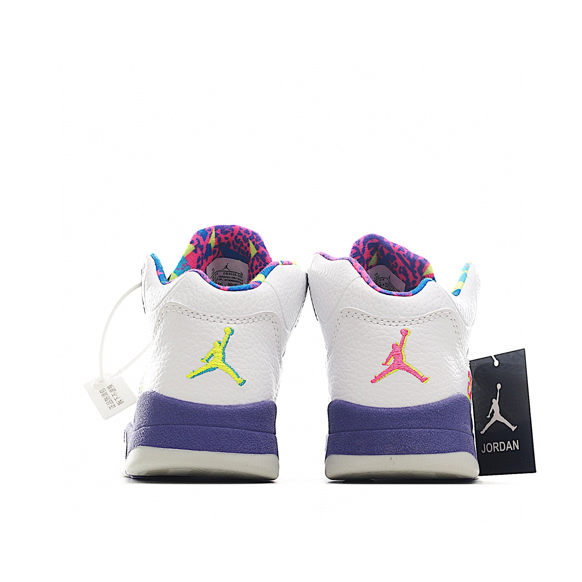 Jordan 5 children's shoes" white, purple"