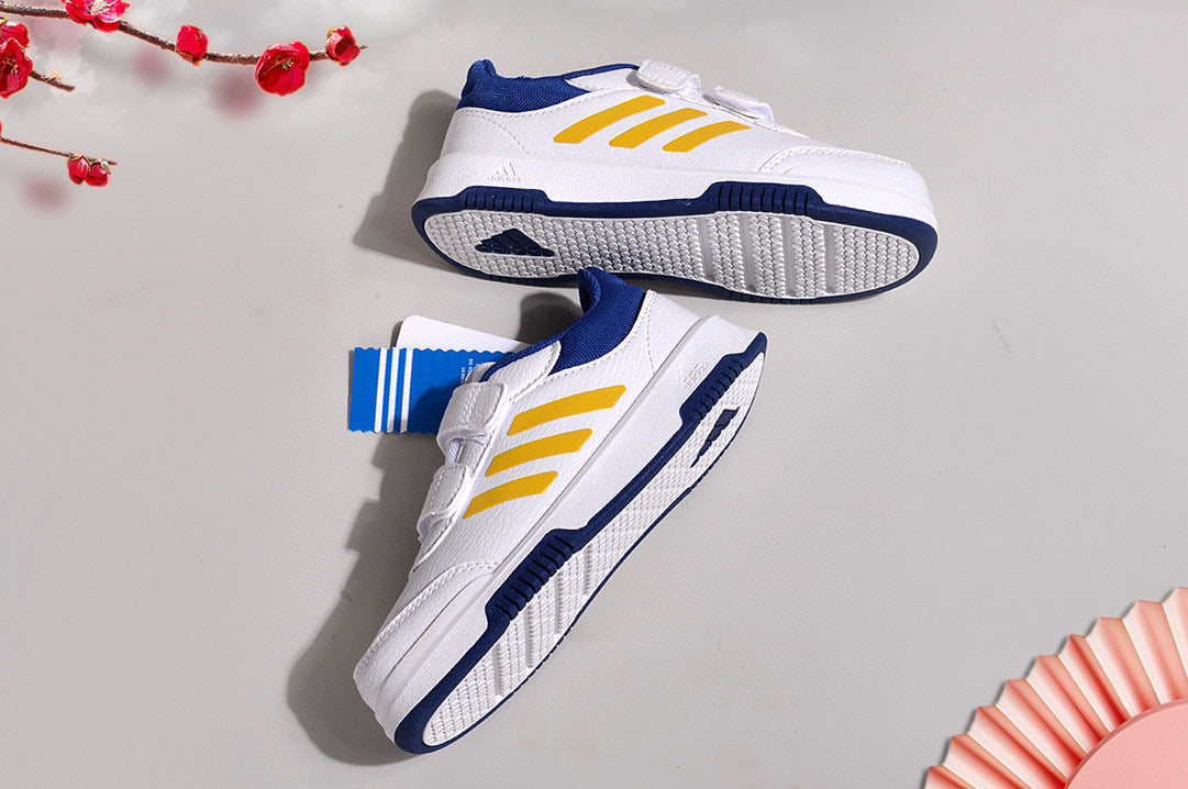 Adidas Velcro Sneakers" white, navy"