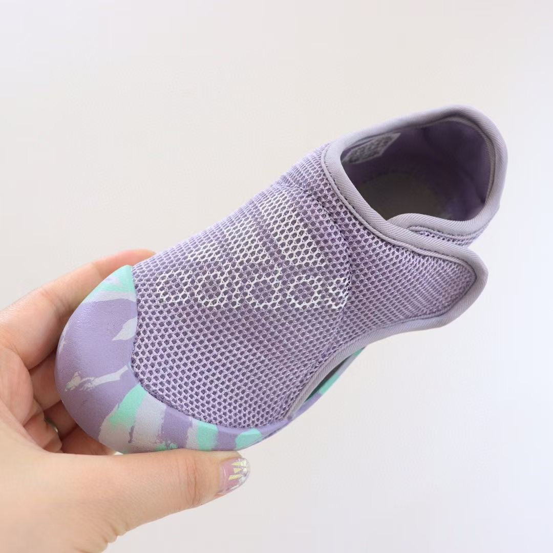 Adidas 3.0 Baotou mesh sandals "light purple, green"