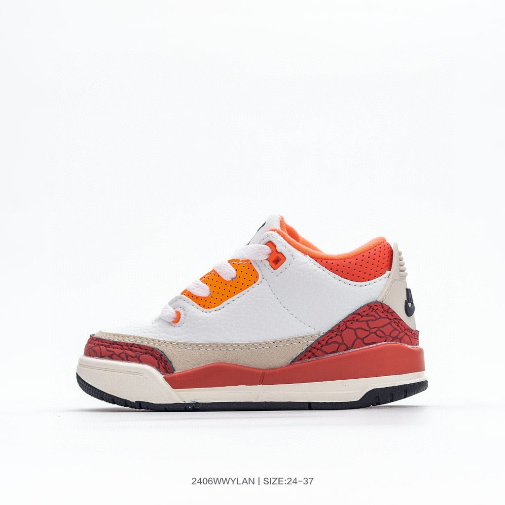 Joe 3 children's shoes" white, orange, red"