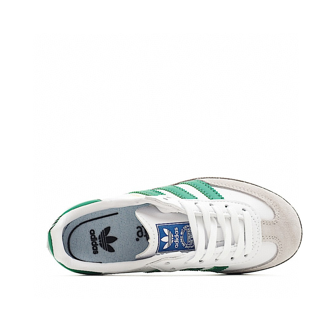 Adidas  Samba children's shoes "white & green "