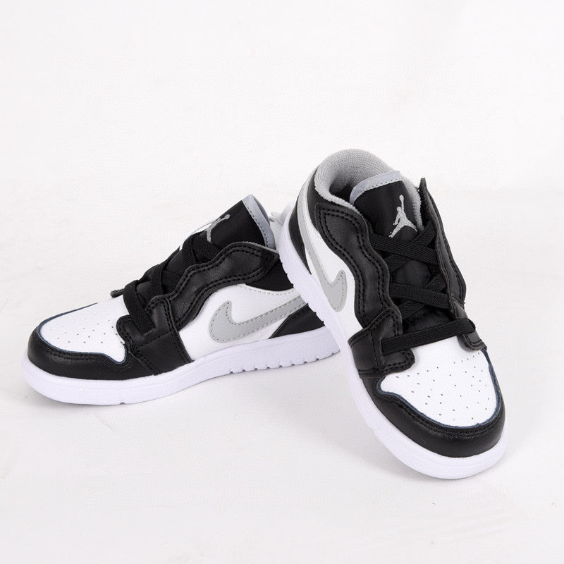 Jordan low top elastic band" white, black, gray"