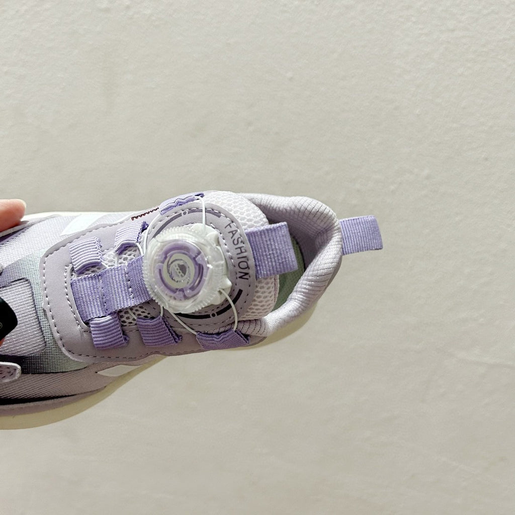 Adidas twist button mesh children's" white, purple"