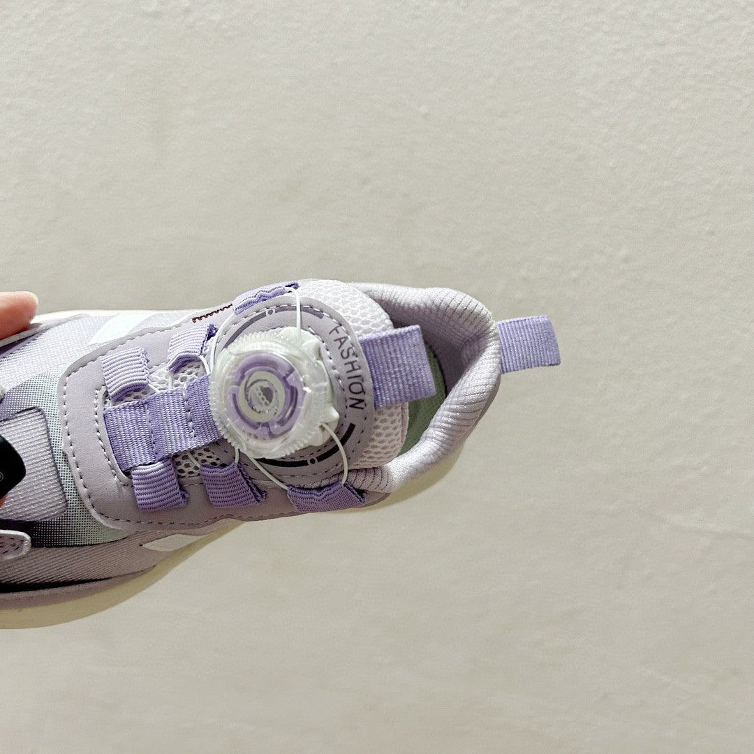 Adidas twist button mesh children's" white, purple"