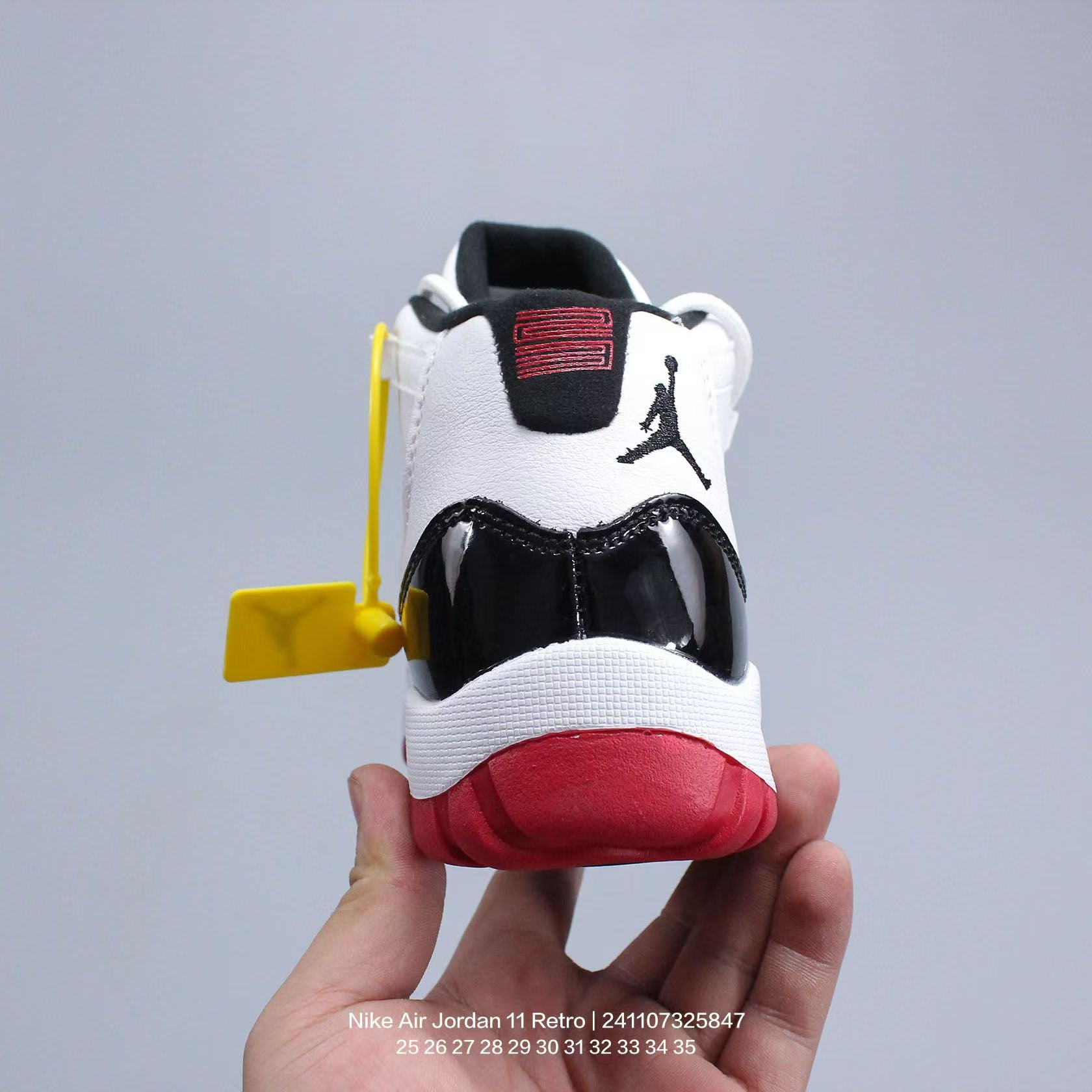 Joe 11 high-top high-quality children's shoes" white, black, red"